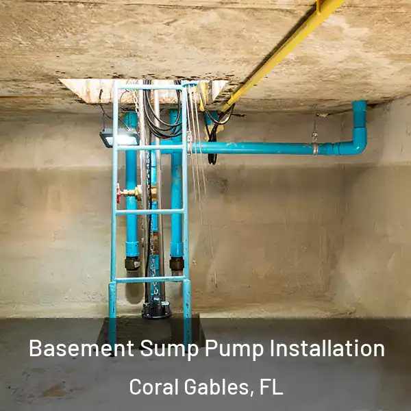  Basement Sump Pump Installation Coral Gables, FL